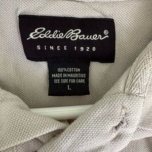 Eddie Bauer Light Tan Polo Shirt